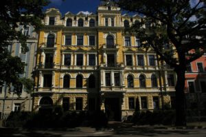 Restaurering av bygningens fasader